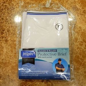 COPY - NWT MEN'S INSPIRE WASHABLE & REUSABLE PROTECTIVE BRIEFS UNDERWEAR XL